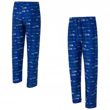Seattle Seahawks Concepts Sport Royal Retro Mosaic Allover Print Knit Pants Seattle Seahawks Concepts Sport Royal Retro Mosaic Allover Print Knit Pants