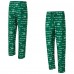 New York Jets Concepts Sport Green Retro Mosaic Allover Print Knit Pants