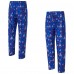 New England Patriots Concepts Sport Royal Retro Mosaic Allover Print Knit Pants