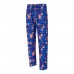 Denver Broncos Concepts Sport Royal Retro Mosaic Allover Print Knit Pants