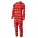 Kansas City Chiefs Concepts Sport Red Shuffle All-Over-Print Microfleece Full-Zip Union Suit