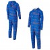 Buffalo Bills Concepts Sport Royal Shuffle All-Over-Print Microfleece Full-Zip Union Suit