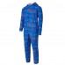 Buffalo Bills Concepts Sport Royal Shuffle All-Over-Print Microfleece Full-Zip Union Suit