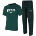 New York Jets Concepts Sport Green/Black Avondale T-Shirt & Flannel Pants Set