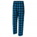 Футболка Carolina Panthers Concepts Sport Black/Blue Avondale & Flannel Pants Set
