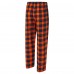 Футболка Cleveland Browns Concepts Sport Brown/Orange Avondale & Flannel Pants Set