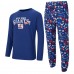 New York Giants Concepts Sport Royal Chestnut Long Sleeve Top & Pants Set