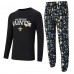 New Orleans Saints Concepts Sport Black Chestnut Long Sleeve Top & Pants Set