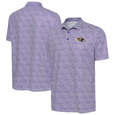 Поло Baltimore Ravens Antigua Purple Field Ditsy Поло Baltimore Ravens Antigua Purple Field Ditsy