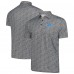 Detroit Lions Antigua Black Field Ditsy Polo