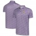 Minnesota Vikings Antigua Purple Field Ditsy Polo