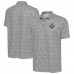 New Orleans Saints Antigua Black Field Ditsy Polo