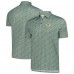 Green Bay Packers Antigua Green Field Ditsy Polo