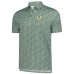 Green Bay Packers Antigua Green Field Ditsy Polo