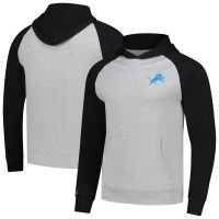 Толстовка Detroit Lions Antigua Heather Gray/Black Urgent