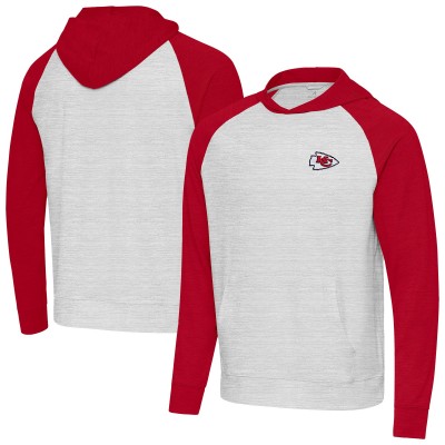 Kansas City Chiefs Antigua Red/Gray Urgent Pullover Hoodie