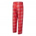 San Francisco 49ers Concepts Sport Scarlet/Heather Gray Regulate Long Sleeve T-Shirt and Plaid Pant Set