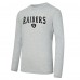 Las Vegas Raiders Concepts Sport Black/Gray Regulate Long Sleeve T-Shirt and Plaid Pant Set