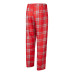 Футболка с длинным рукавом Atlanta Falcons Concepts Sport Red/Heather Gray Regulate and Plaid Pant Set