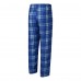 New York Giants Concepts Sport Royal/Heather Gray Regulate Long Sleeve T-Shirt and Plaid Pant Set