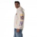 Unisex Minnesota Vikings The Wild Collective Cream Stacked Graphic Sleeve Fleece Hoodie