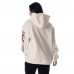 Unisex Kansas City Chiefs The Wild Collective Cream Stacked Graphic Sleeve Fleece Hoodie