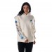 Толстовка Unisex Detroit Lions The Wild Collective Cream Stacked Graphic Sleeve Fleece