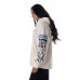 Толстовка Unisex Detroit Lions The Wild Collective Cream Stacked Graphic Sleeve Fleece
