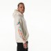 Unisex Miami Dolphins The Wild Collective Cream Stacked Graphic Sleeve Fleece Hoodie
