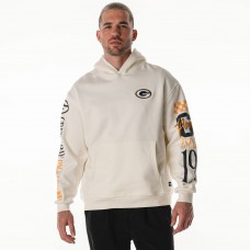 Толстовка Unisex Green Bay Packers The Wild Collective Cream Stacked Graphic Sleeve Fleece