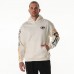 Толстовка Unisex Green Bay Packers The Wild Collective Cream Stacked Graphic Sleeve Fleece