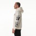 Unisex Las Vegas Raiders The Wild Collective Cream Stacked Graphic Sleeve Fleece Hoodie