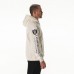 Unisex Las Vegas Raiders The Wild Collective Cream Stacked Graphic Sleeve Fleece Hoodie