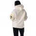 Unisex Pittsburgh Steelers The Wild Collective Cream Stacked Graphic Sleeve Fleece Hoodie