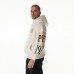Unisex Pittsburgh Steelers The Wild Collective Cream Stacked Graphic Sleeve Fleece Hoodie