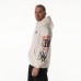Unisex Cincinnati Bengals The Wild Collective Cream Stacked Graphic Sleeve Fleece Hoodie