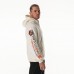 Unisex Cincinnati Bengals The Wild Collective Cream Stacked Graphic Sleeve Fleece Hoodie