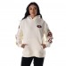 Unisex San Francisco 49ers The Wild Collective Cream Stacked Graphic Sleeve Fleece Hoodie