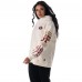 Unisex San Francisco 49ers The Wild Collective Cream Stacked Graphic Sleeve Fleece Hoodie