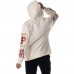 Unisex San Francisco 49ers The Wild Collective Cream Stacked Graphic Sleeve Fleece Hoodie