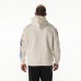 Unisex Los Angeles Chargers The Wild Collective Cream Stacked Graphic Sleeve Fleece Hoodie