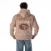 Unisex San Francisco 49ers The Wild Collective Tan Oversized Graphic Fleece Hoodie