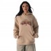 Unisex San Francisco 49ers The Wild Collective Tan Oversized Graphic Fleece Hoodie