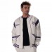 Unisex Minnesota Vikings The Wild Collective White Oversized Retro Full-Zip Jacket