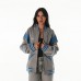 Куртка Unisex Detroit Lions The Wild Collective Gray Oversized Retro