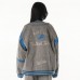 Куртка Unisex Detroit Lions The Wild Collective Gray Oversized Retro