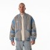 Куртка Unisex Detroit Lions The Wild Collective Gray Oversized Retro