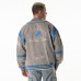 Куртка Unisex Detroit Lions The Wild Collective Gray Oversized Retro