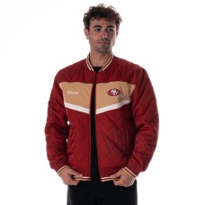 Unisex San Francisco 49ers The Wild Collective Scarlet Quilted Nylon Puffer Jacket Unisex San Francisco 49ers The Wild Collective Scarlet Quilted Nylon Puffer Jacket