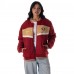 Unisex San Francisco 49ers The Wild Collective Scarlet Quilted Nylon Puffer Jacket